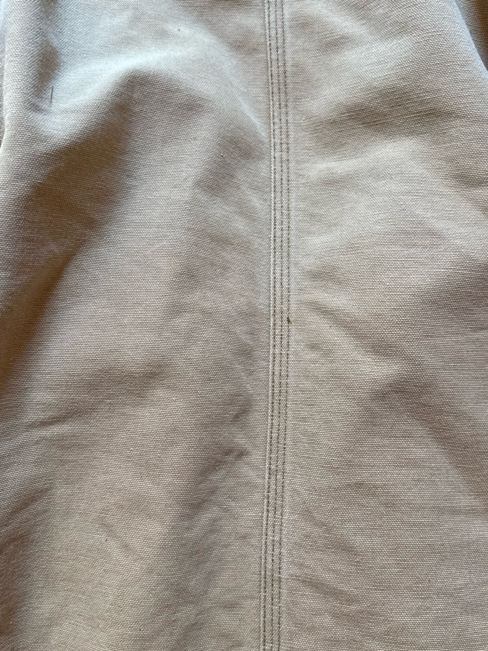 Vintage distressed Carhartt men’s  Tan Utility Jacket with Brown Corduroy Collar - Picture 8 of 8